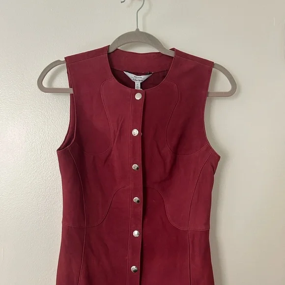 & Other Stories Suede Mini Dress - Picture 3 of 5